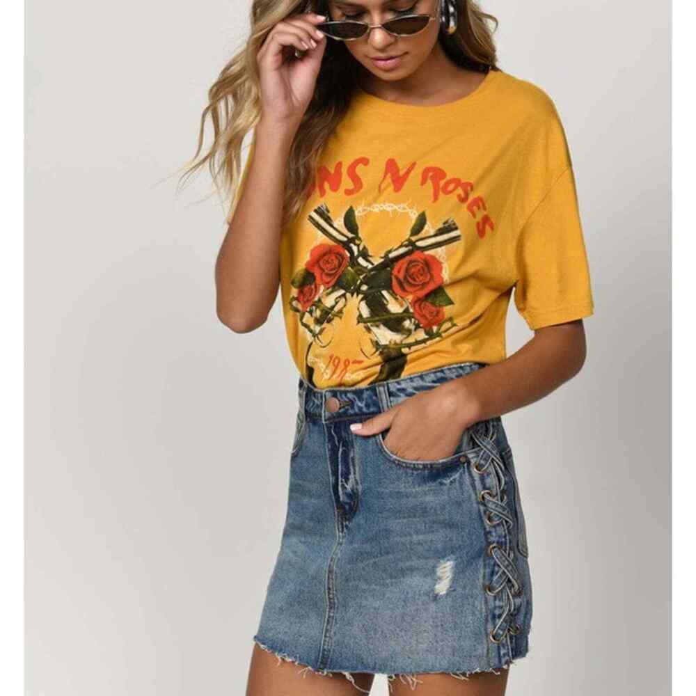 TOBI Jean Skirt size 26 XS Blue denim mini